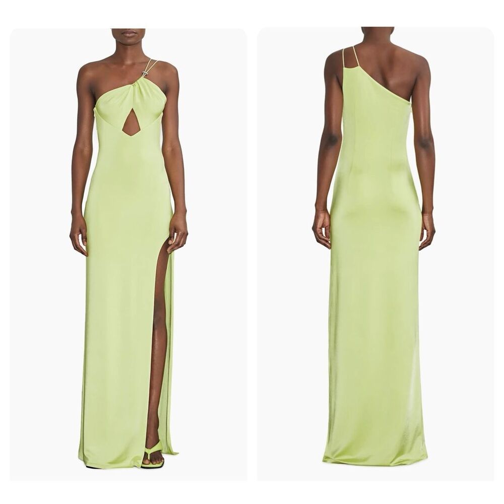 NWT Et Ochs Sage Drawstring Cut-Out Gown Size 6 $1695